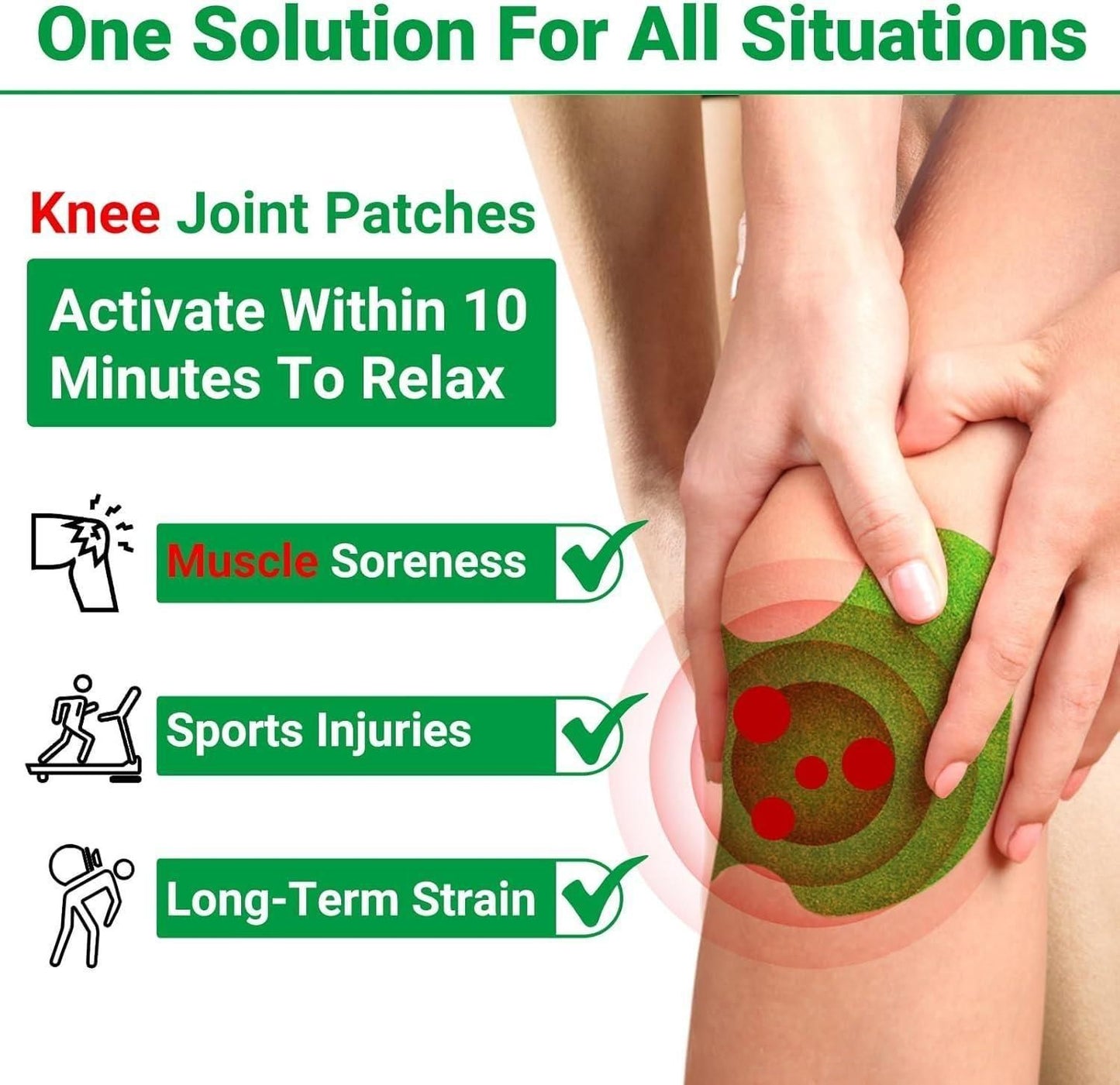 Natural Ayurvedic Heat Patches for Knee Pain, Arthritis & Joint Care