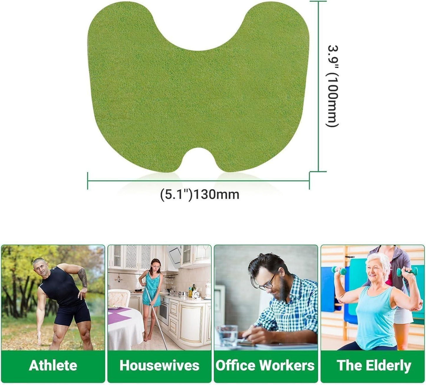 Natural Ayurvedic Heat Patches for Knee Pain, Arthritis & Joint Care