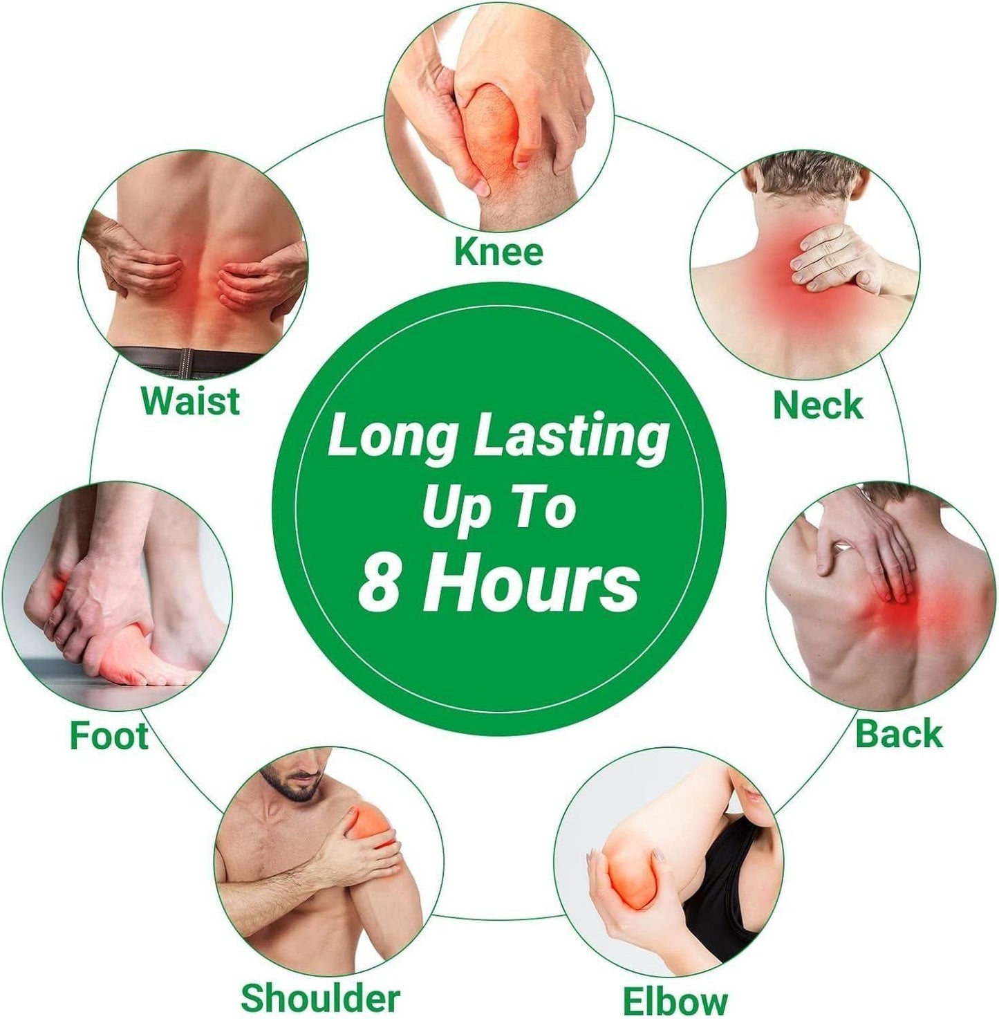 Natural Ayurvedic Heat Patches for Knee Pain, Arthritis & Joint Care