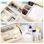 8 Pcs Adjustable Drawer Organiser Dividers