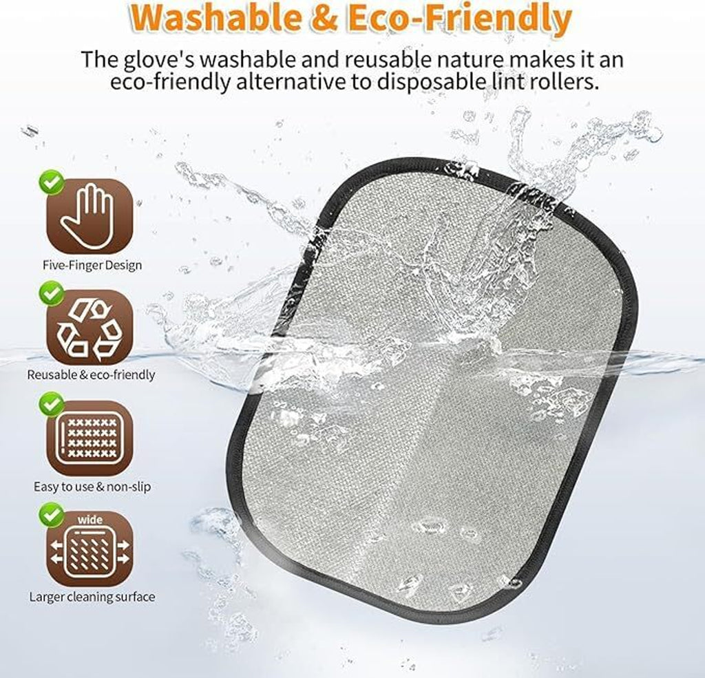 Remove Pet Hair from Sofa & Clothes in Seconds — No Mess, No Tape!